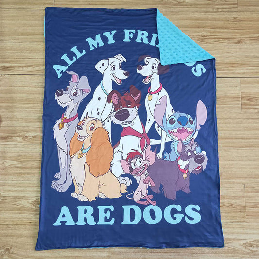 Dog friends blankets