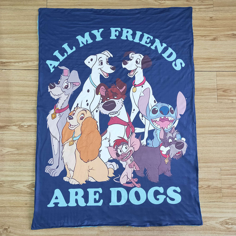 Dog friends blankets
