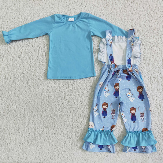 Princess overall 2pcs sets