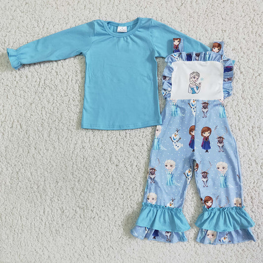 Princess overall 2pcs sets