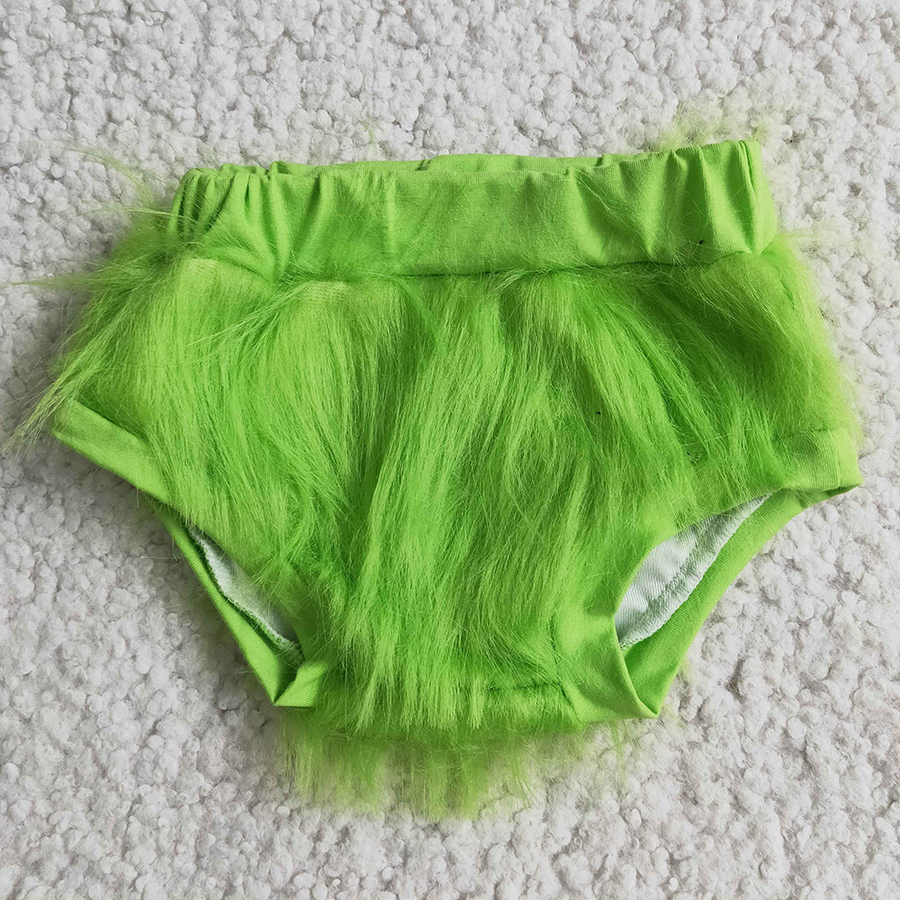 Green fur bummie