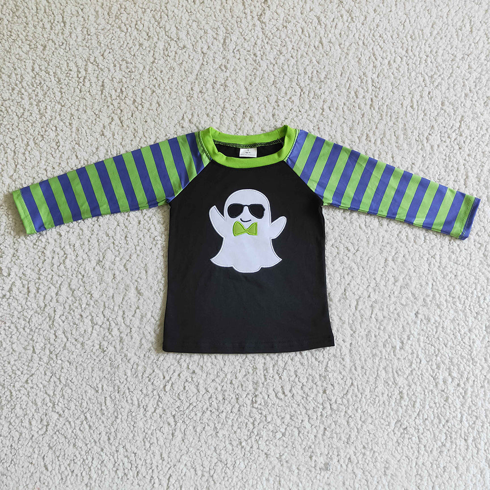 Baby Boys Halloween ghost long sleeve shirts