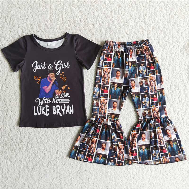 Girls singer black bell set