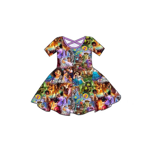 Baby girls cartoon movie dresses