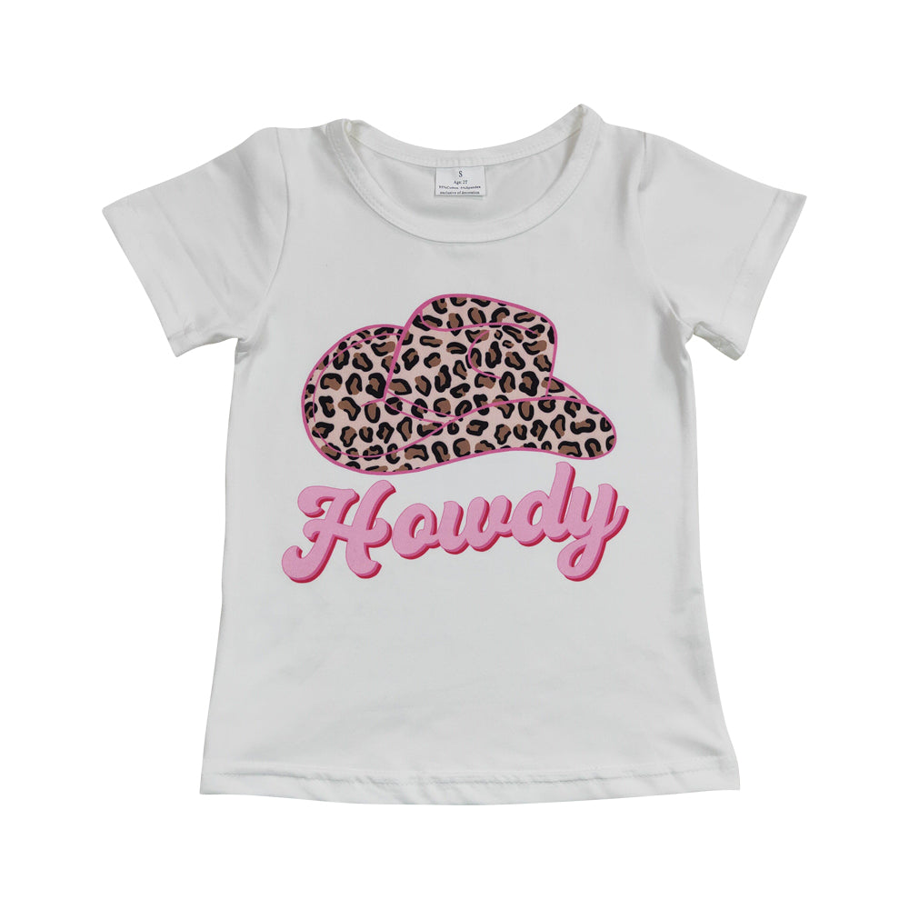 Baby Girls Howdy Hats Western Shirts Tops