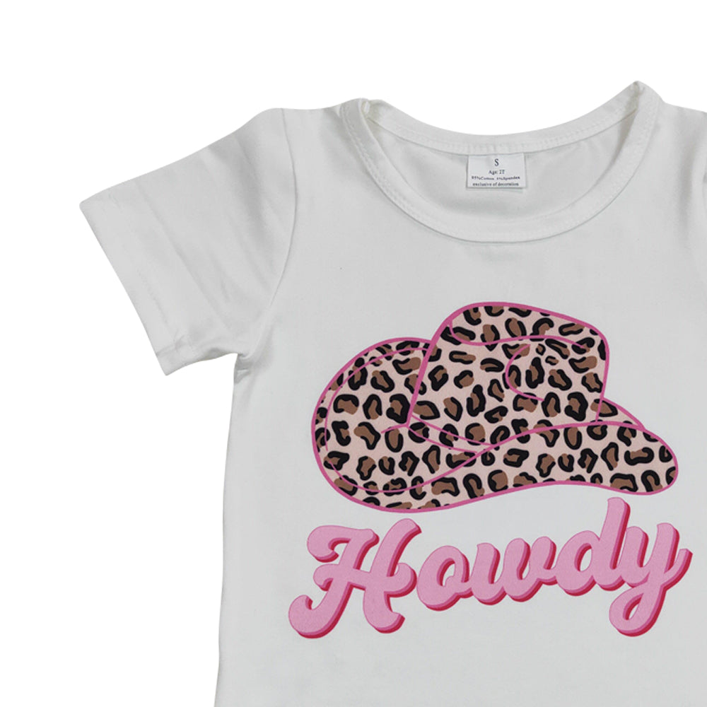 Baby Girls Howdy Hats Western Shirts Tops