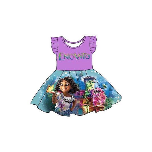 Baby girls cartoon movie dresses 2
