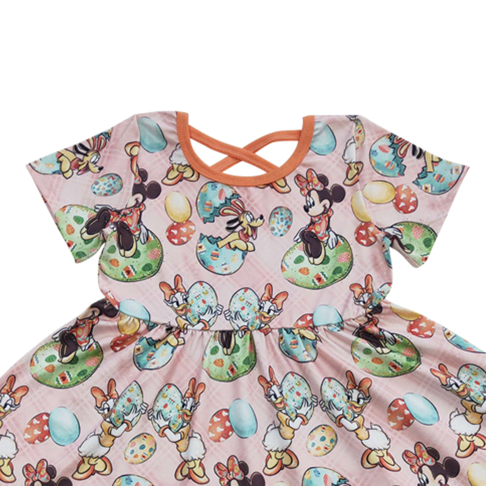 Baby Girls Easter Bunny Knee Length Dresses