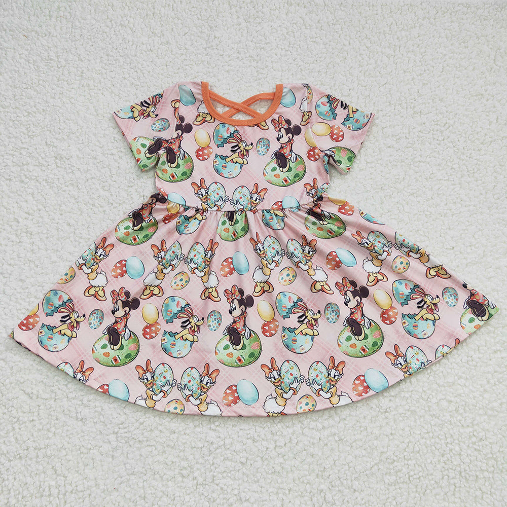 Baby Girls Easter Bunny Knee Length Dresses