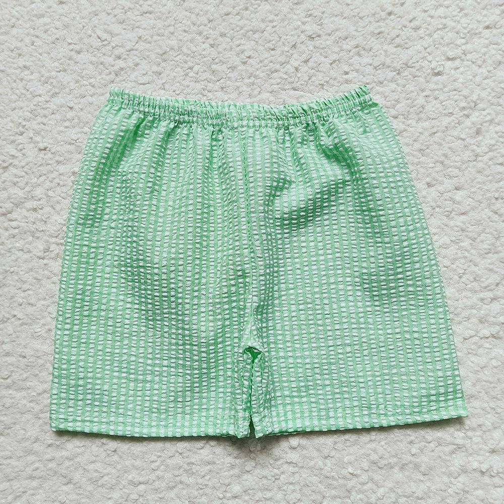 Baby Boys Plaid Seersucker Fabric Shorts