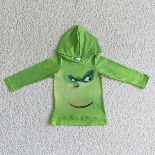 Baby boys hooded Christmas long sleeve eye tops