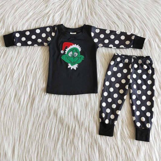 Black Grin girls pajamas