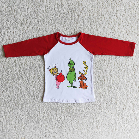 Cartoon Christmas boys shirts