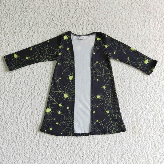 Baby girls Halloween spider jackets cardigans