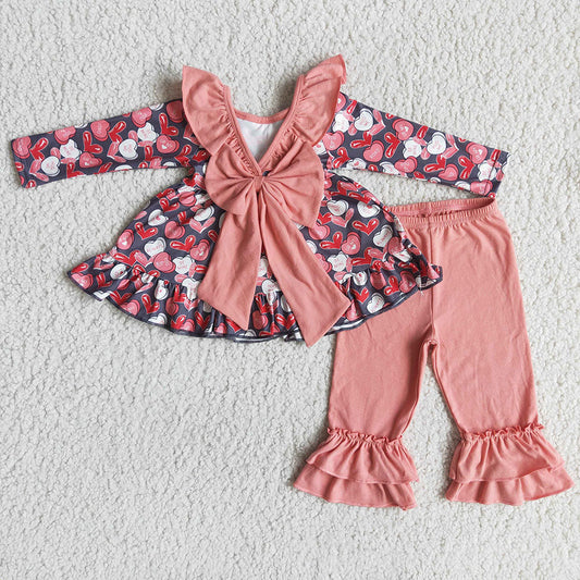 Valentines Heart Pink set