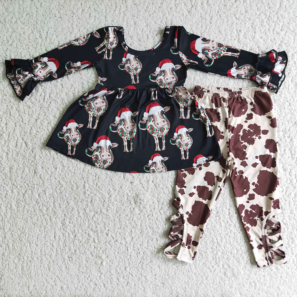 Heifer Christmas cross legging sets