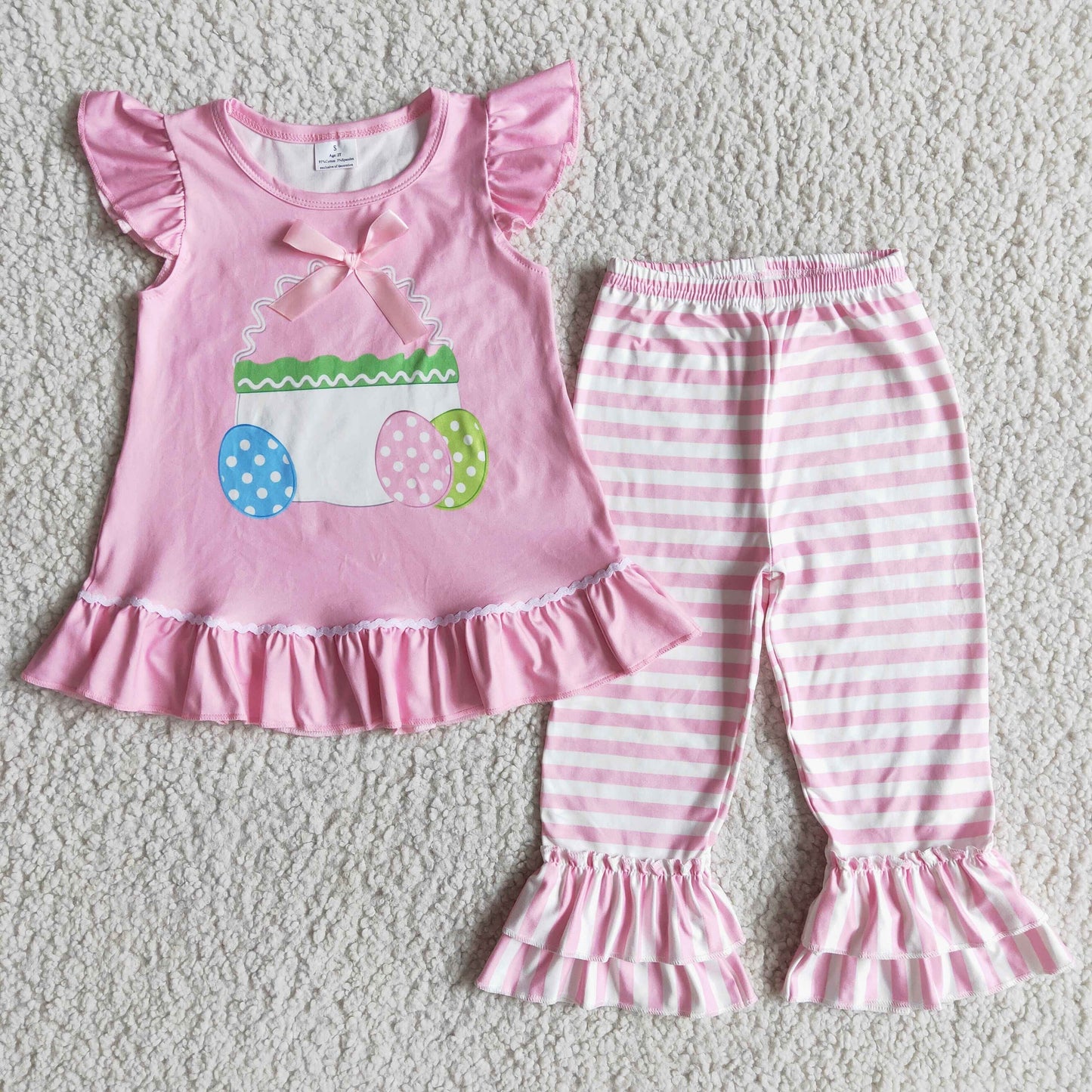 Easter bunny basket capris set