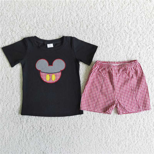 boys cartoon summer shorts sets