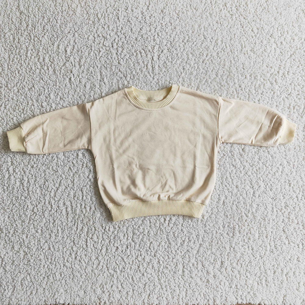 baby girls ivory long sleeve sweaters