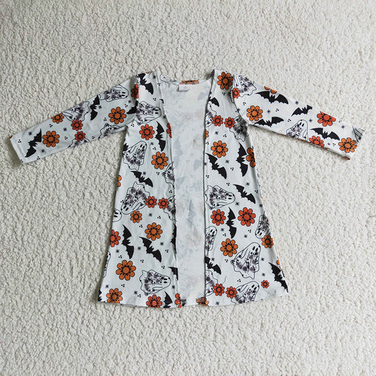 Baby girls Halloween ghost flower jackets cardigans