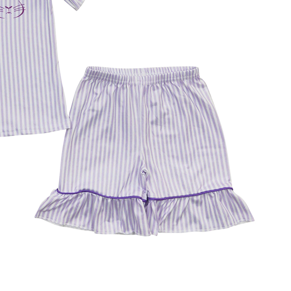 Baby Girls Rabbit Easter Pajamas Shorts Sets