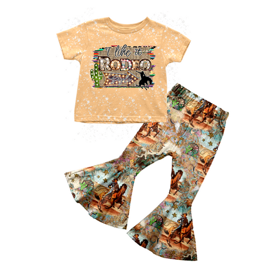 Baby Girls rodeo bell pants clothing sets