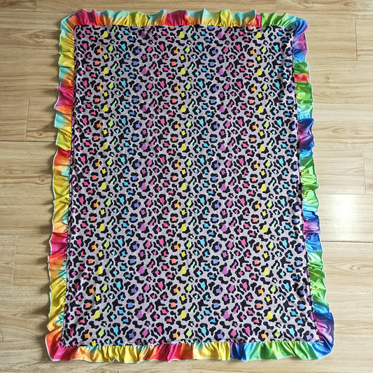 Baby Kids Colorful Leopard blankets