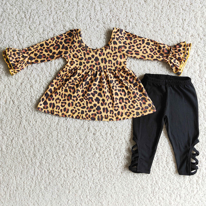 Baby girls Leopard legging cross sets