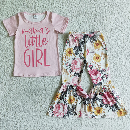 Baby girls mama's little girl pants clothes