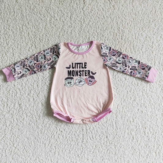 Baby girls Halloween little pink rompers