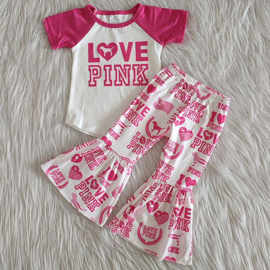 Love pink bell set