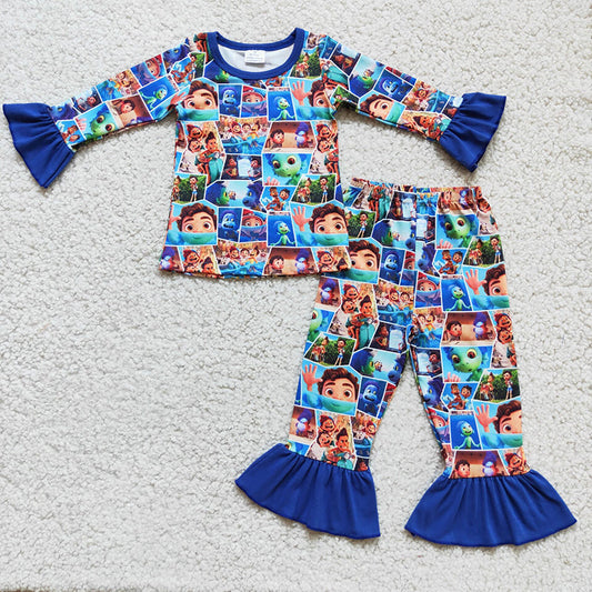 Baby girls cartoon pajamas