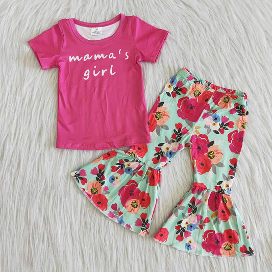 Mama's girl floral set