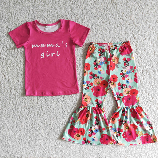 Mama's girl floral set