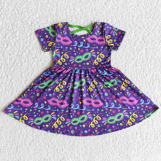 Baby Girls Mardi Gras twirl dresses