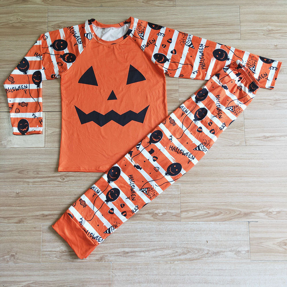 Father Adult men Halloween face pajamas clothes sets