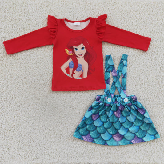 Baby Girls Mermaid Skirt clothes sets