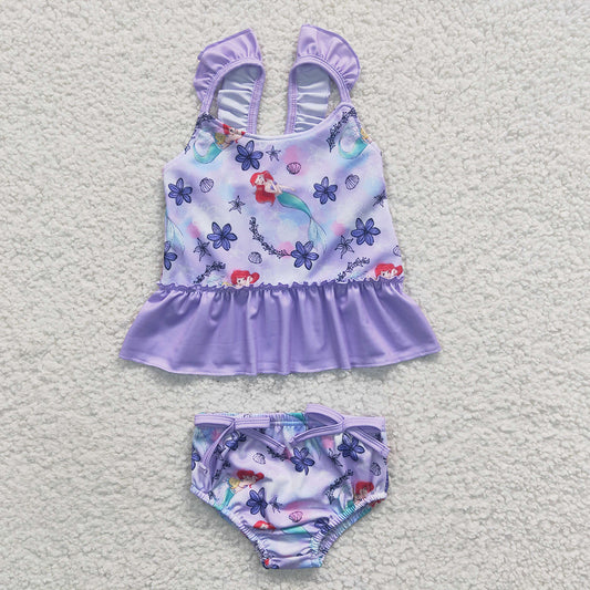 Baby Girls Mermaid Summer Two Pieces Swimsuits