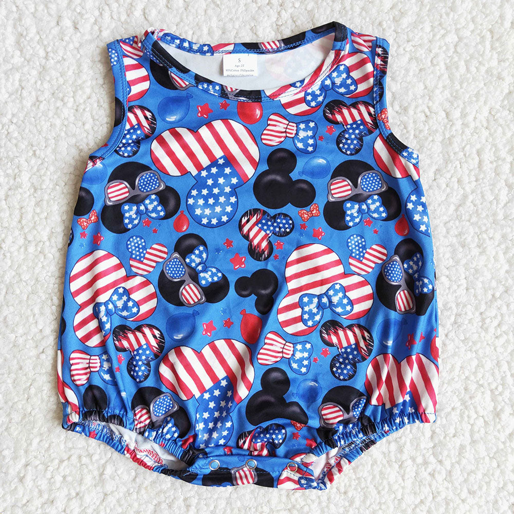 Baby infant 4th of july romper