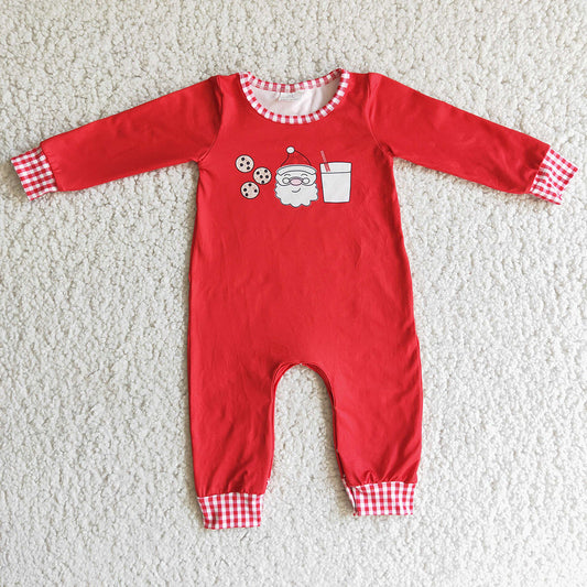 Baby Boys milk Christmas rompers