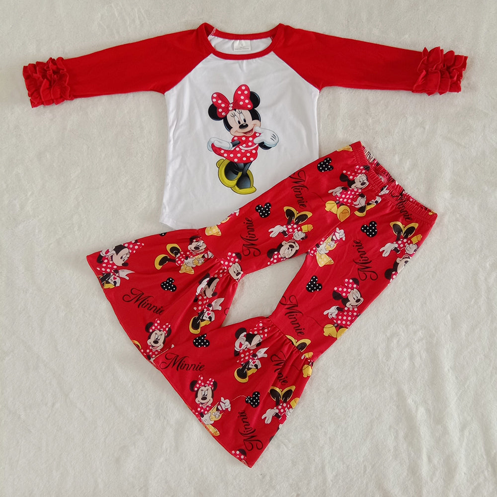 Mouse bow red bell set