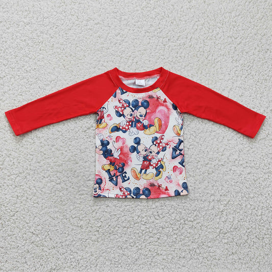 Baby Kids Valentines Cartoon shirts tops