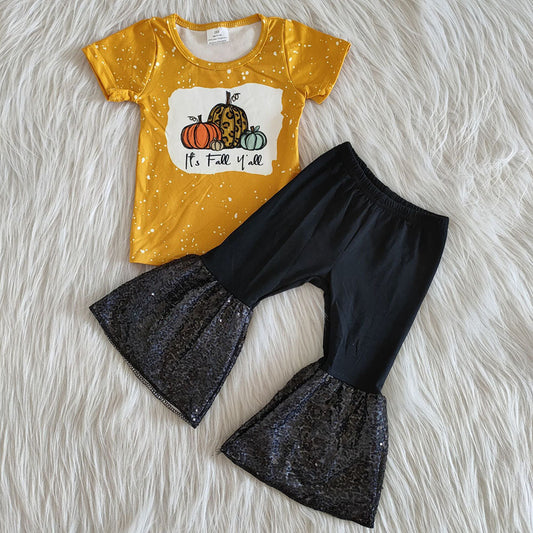 Pumpkin bleached bell set