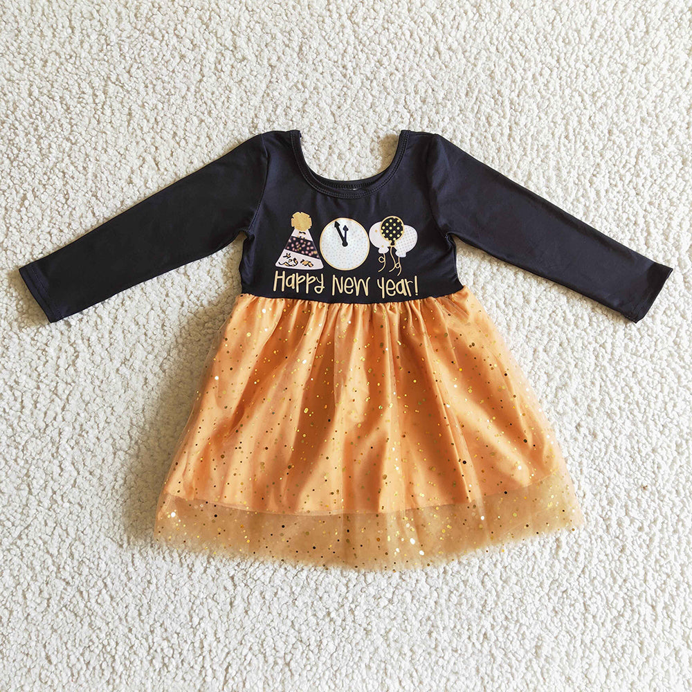 Baby girls Happy New Year tutu dresses