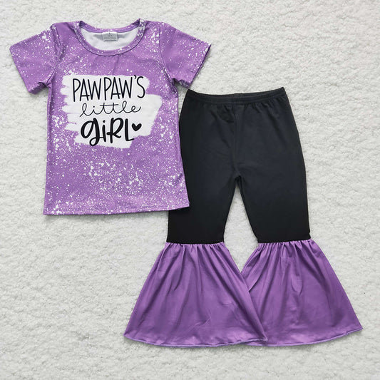 Baby girls Pawpaw's little girl Bell pants clothes sets