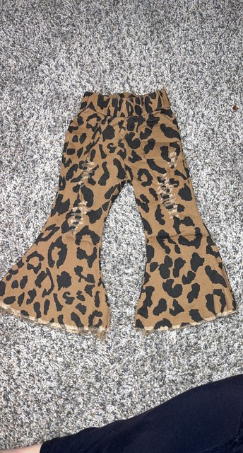 Baby girls Denim leopard pants Jeans
