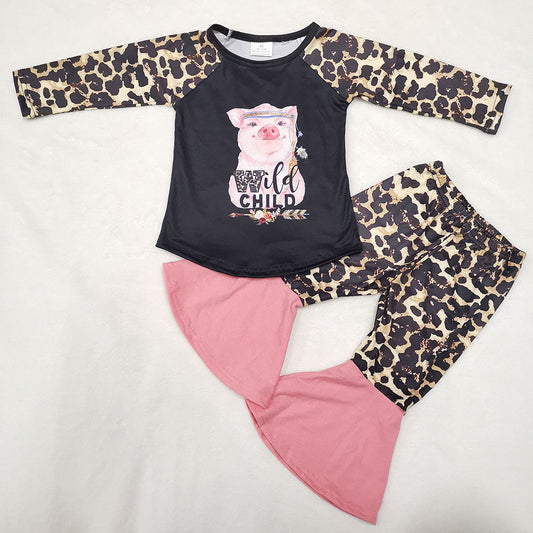 Pig wild child leopard set