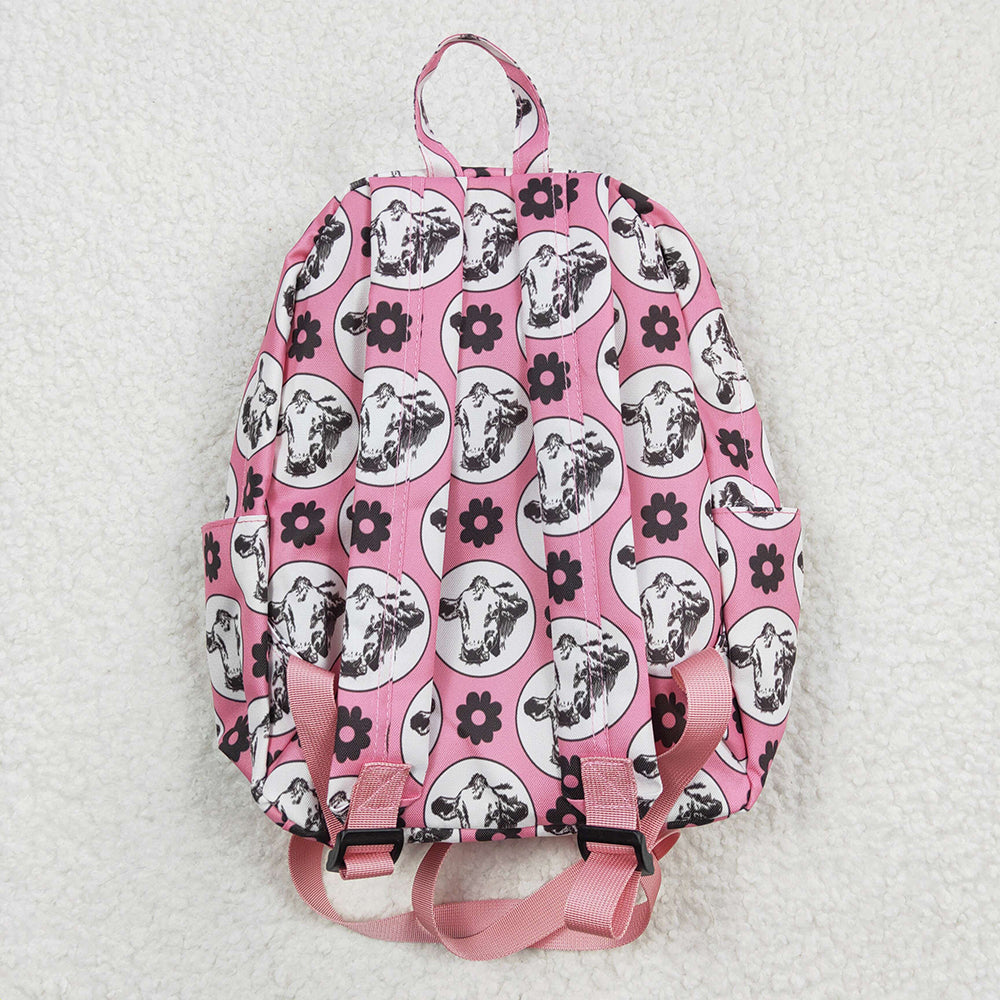 Baby Kids Children Western Cow Flowers Prints Back Bags