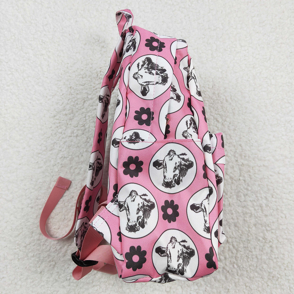 Baby Kids Children Western Cow Flowers Prints Back Bags