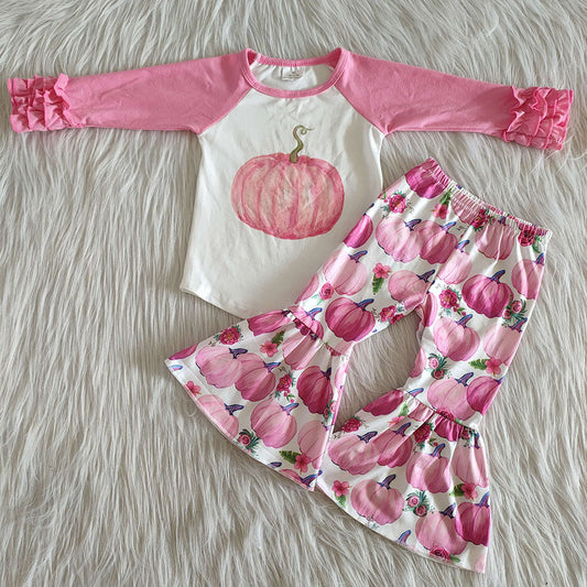 Pink pumpkin set